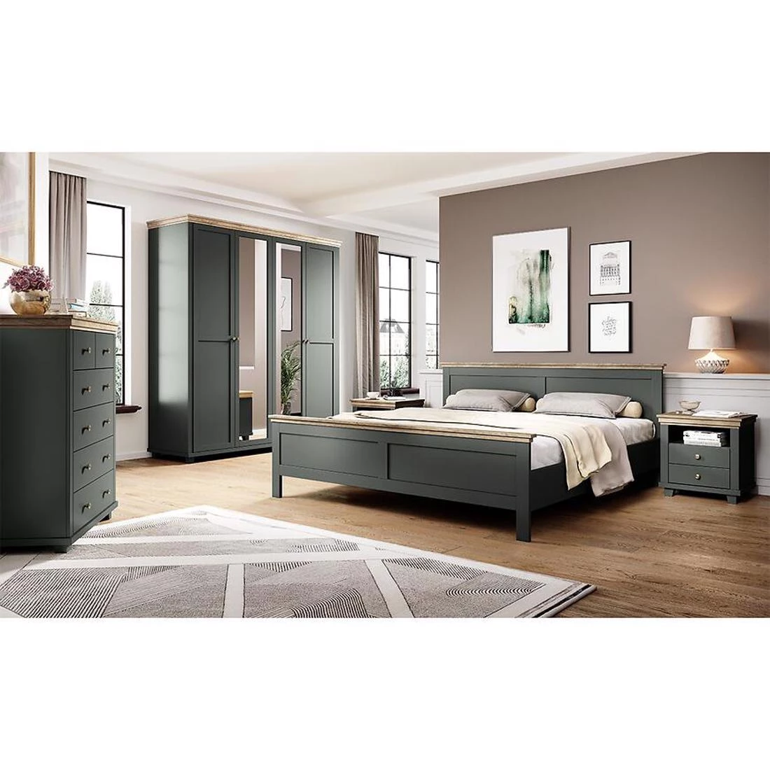 Evora nocni ormaric 52x42x54 cm zelena