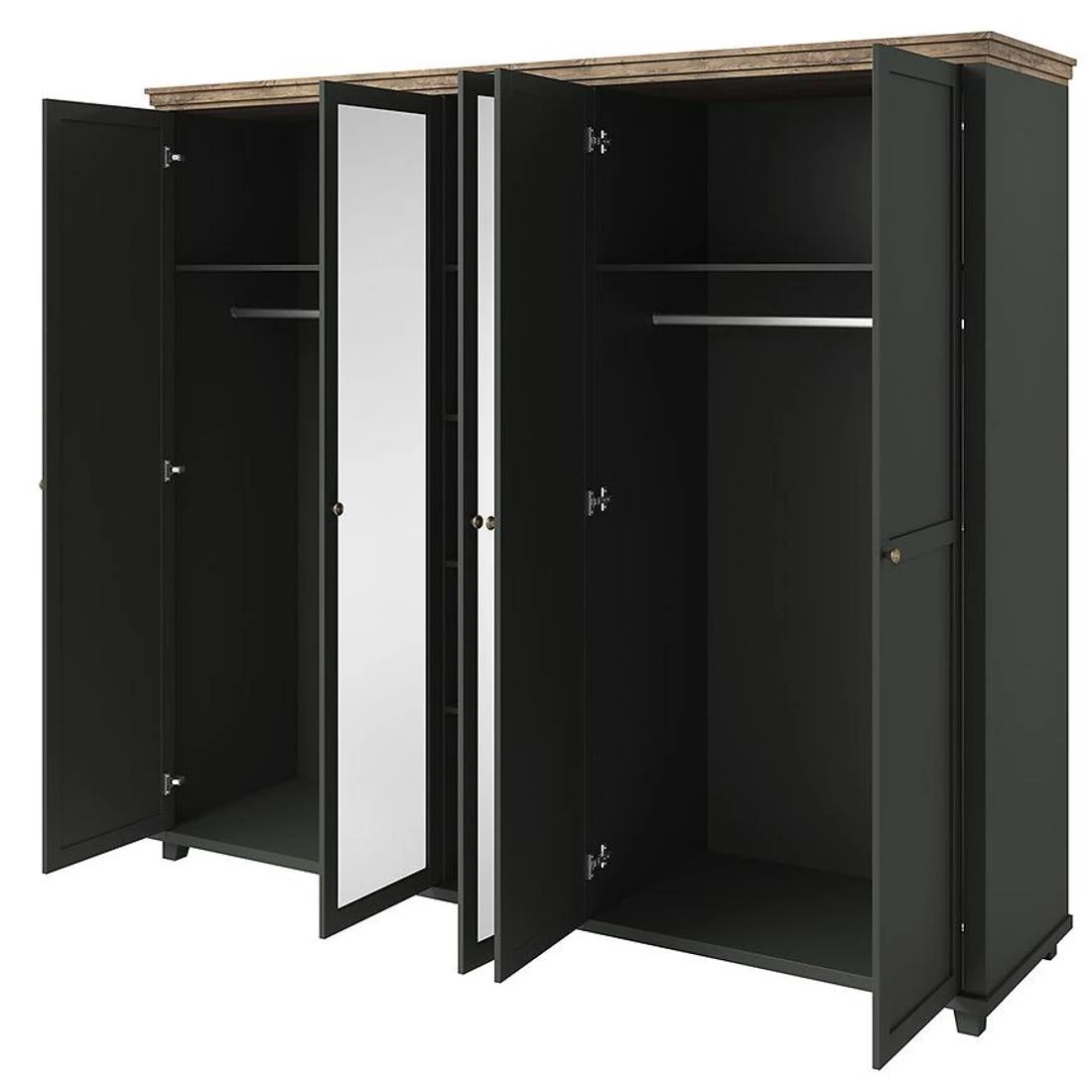 Evora ormar 246x62x216 cm siva