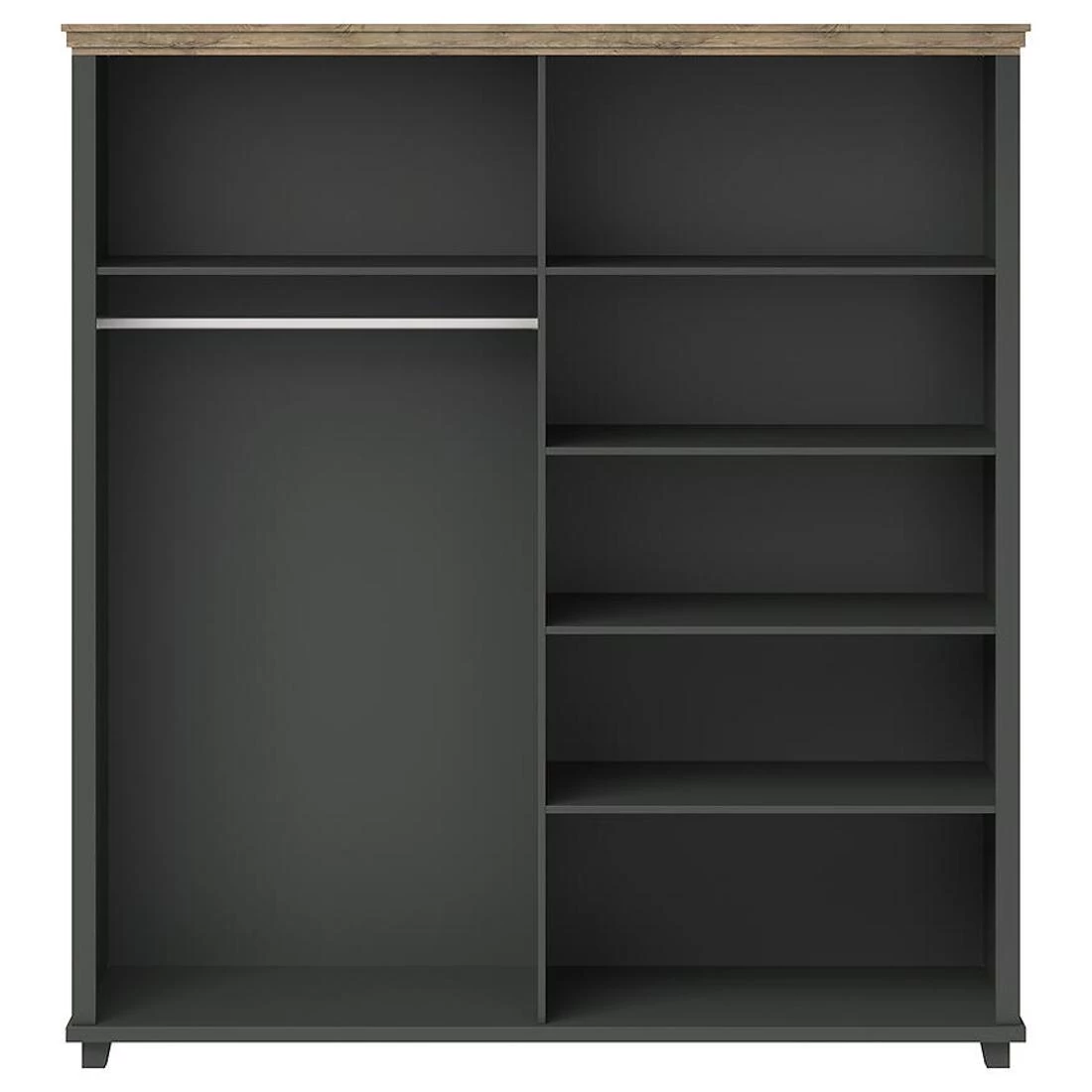 Evora ormar 200x62x216 cm siva