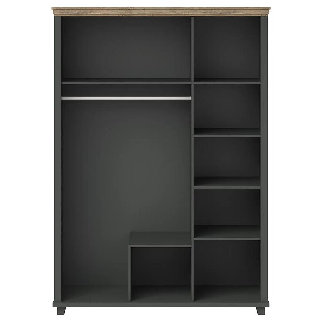 Evora ormar 154x62x216 cm siva
