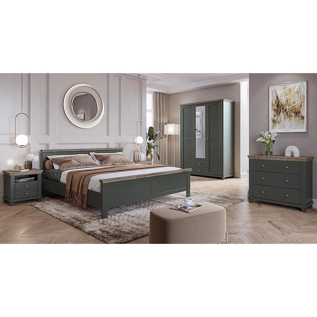 Evora ormar 154x62x216 cm siva