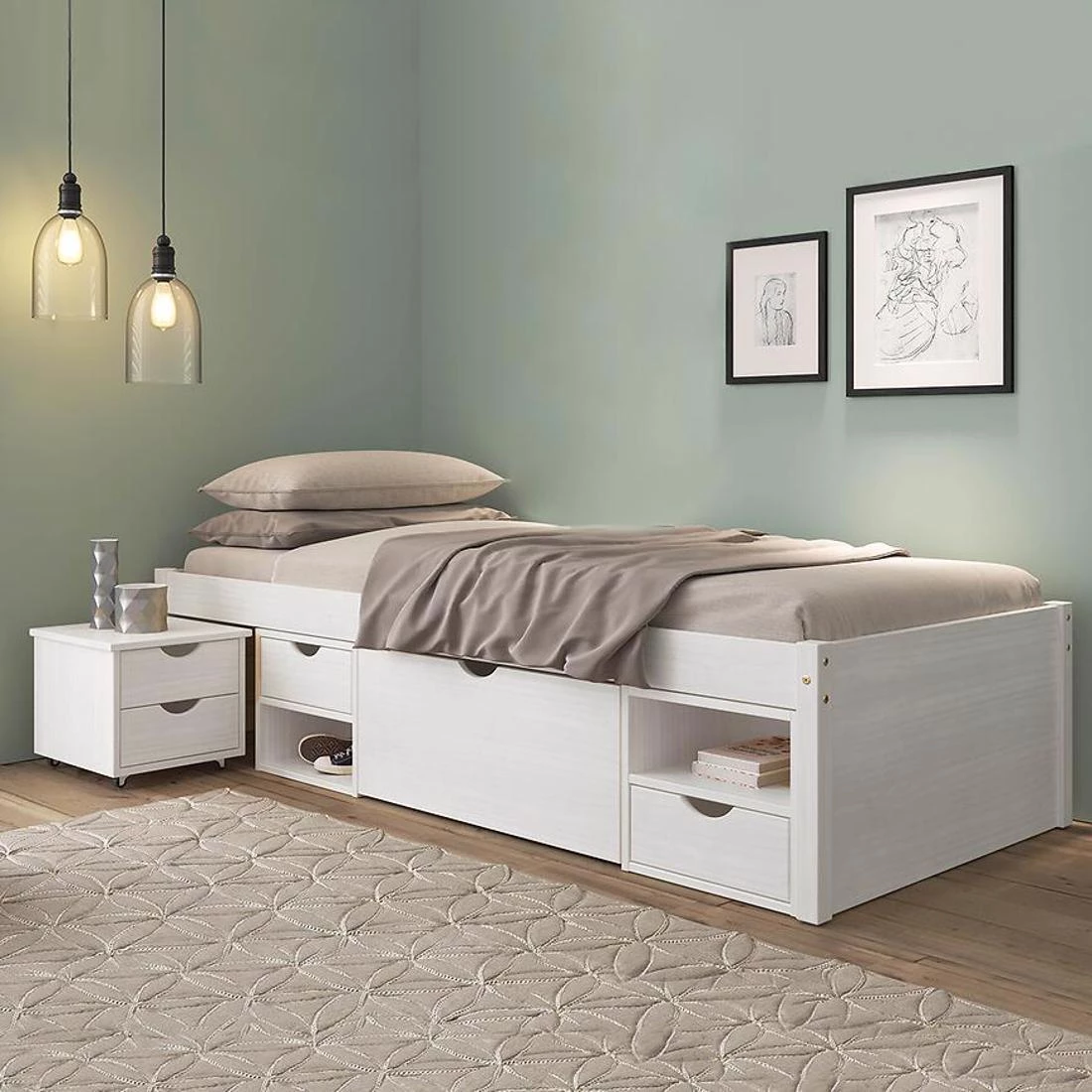Till krevet 20900160 90x200 cm bela