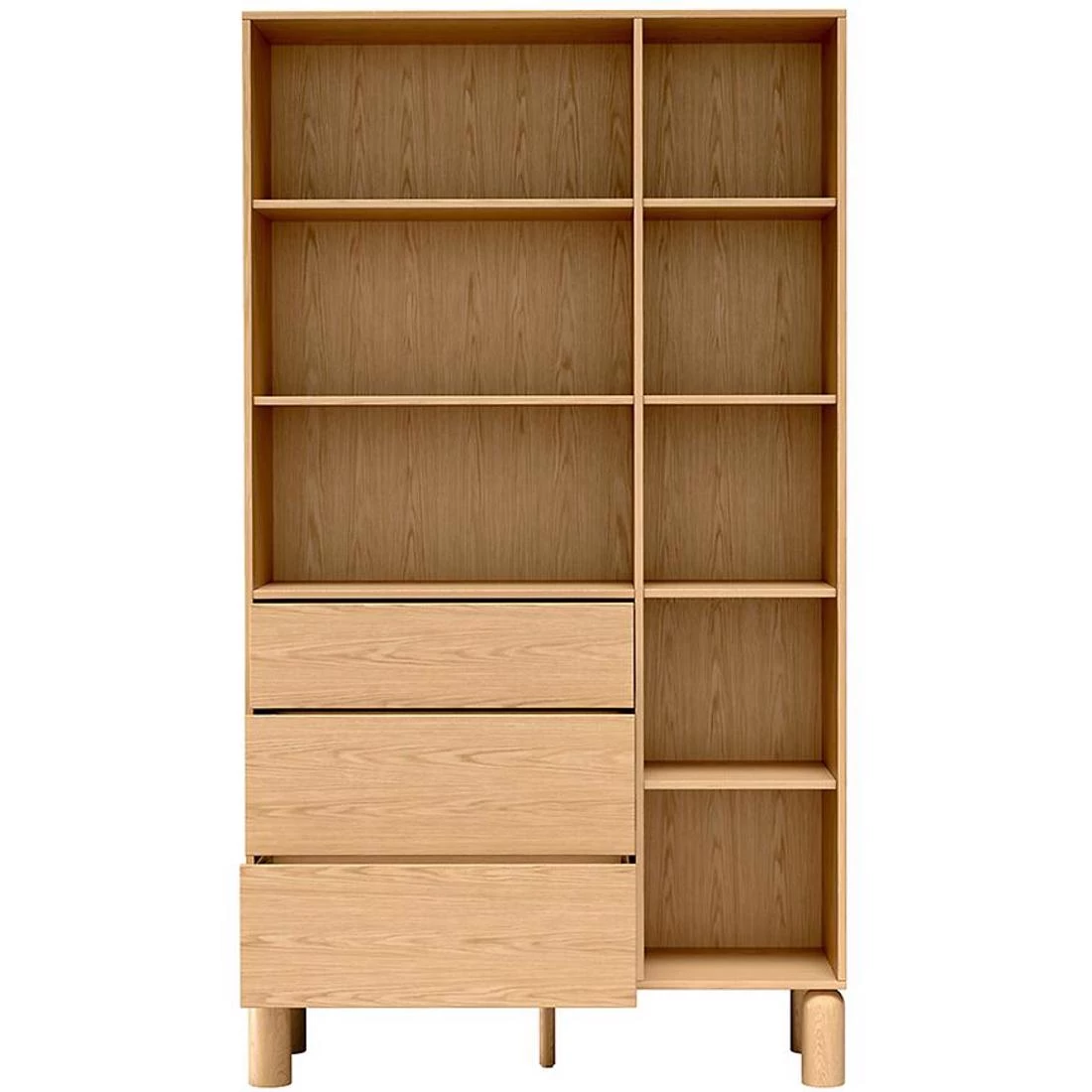 Sanden regal 110x40,6x197 cm natur