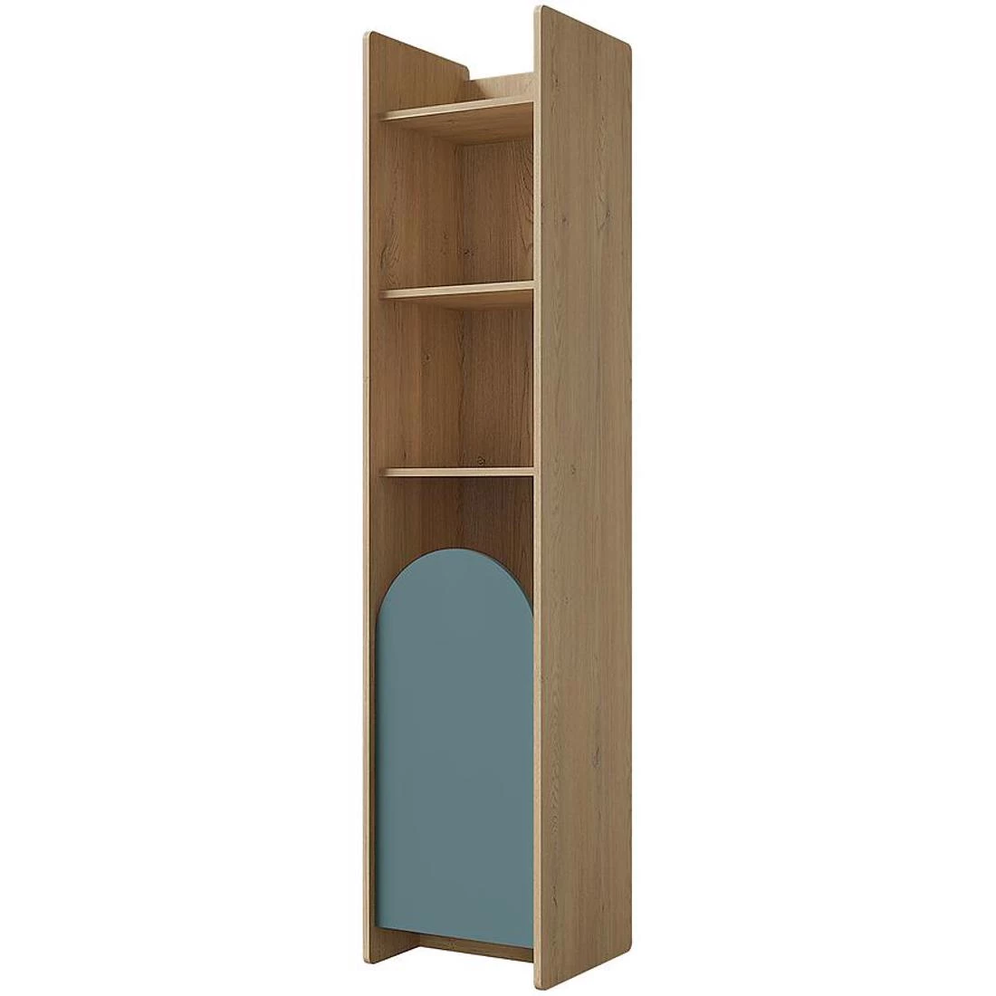 Lexi polica 43x40x198 cm cremona/macadamia/plava