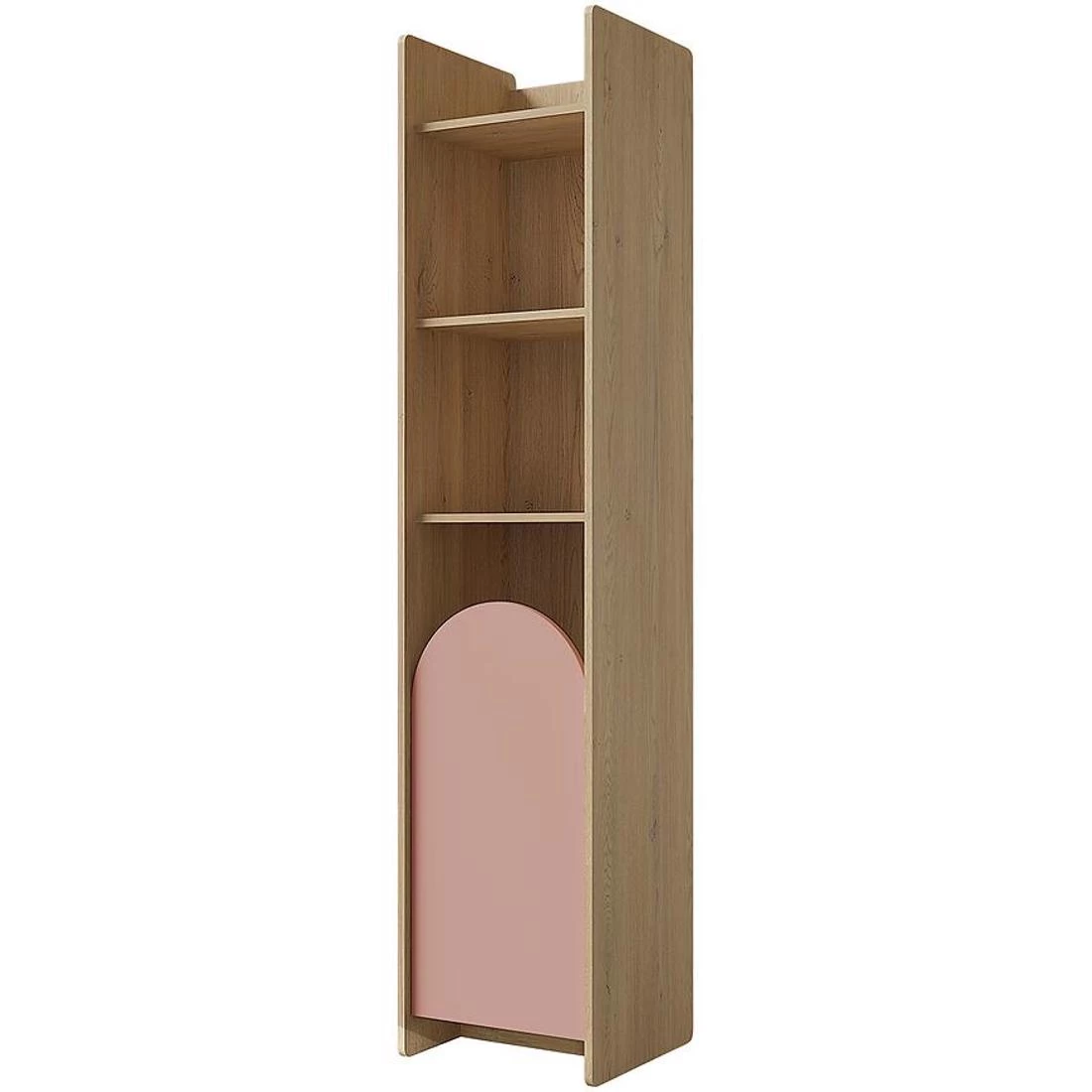Lexi polica 43x40x198 cm cremona/macadamia/roza
