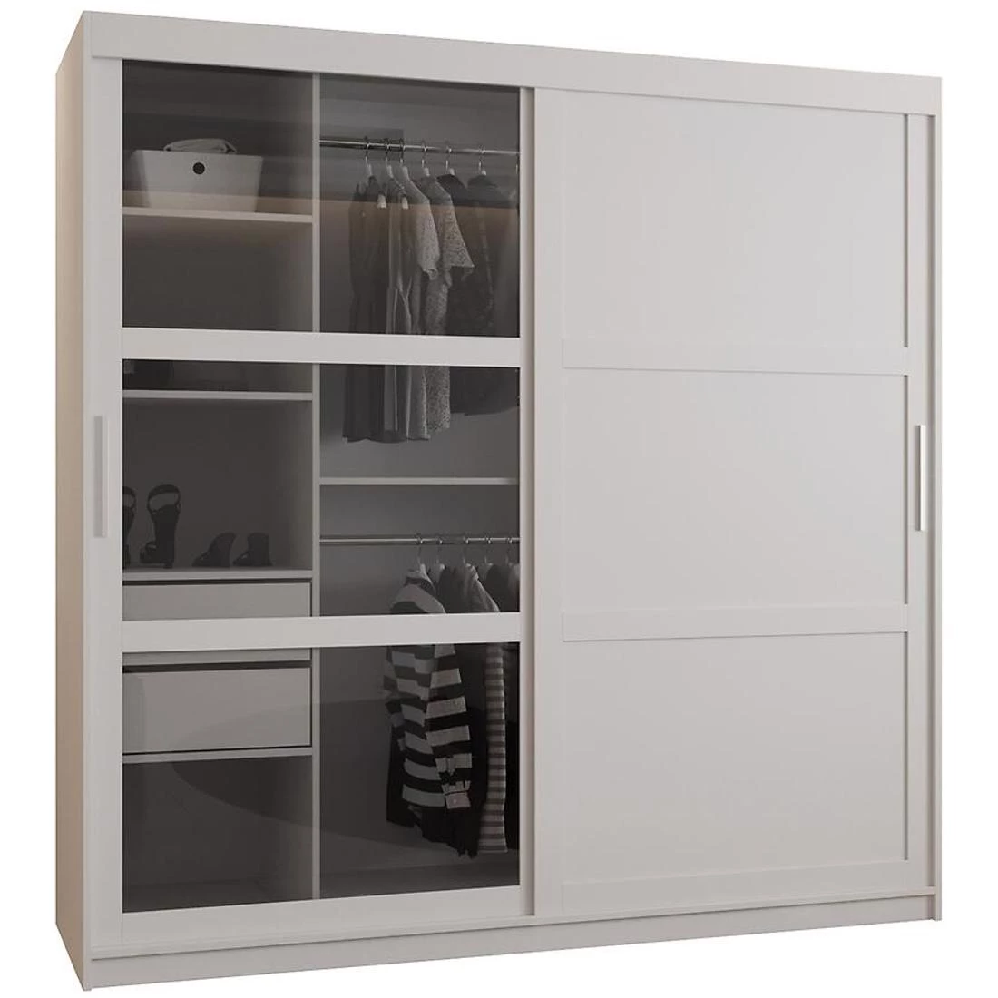 Dome III ormar 200x62x200 cm bela