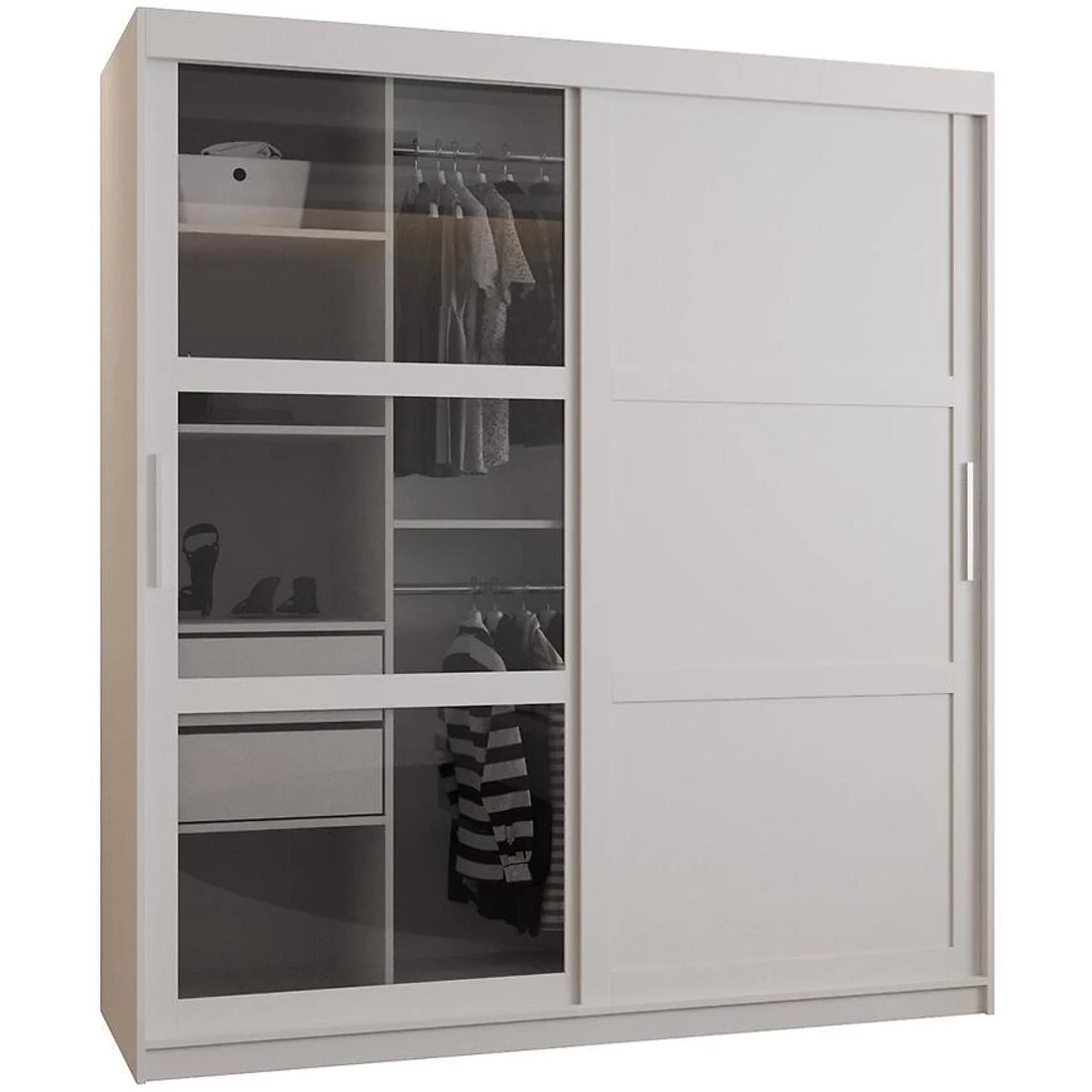 Dome III ormar 180x62x200 cm bela