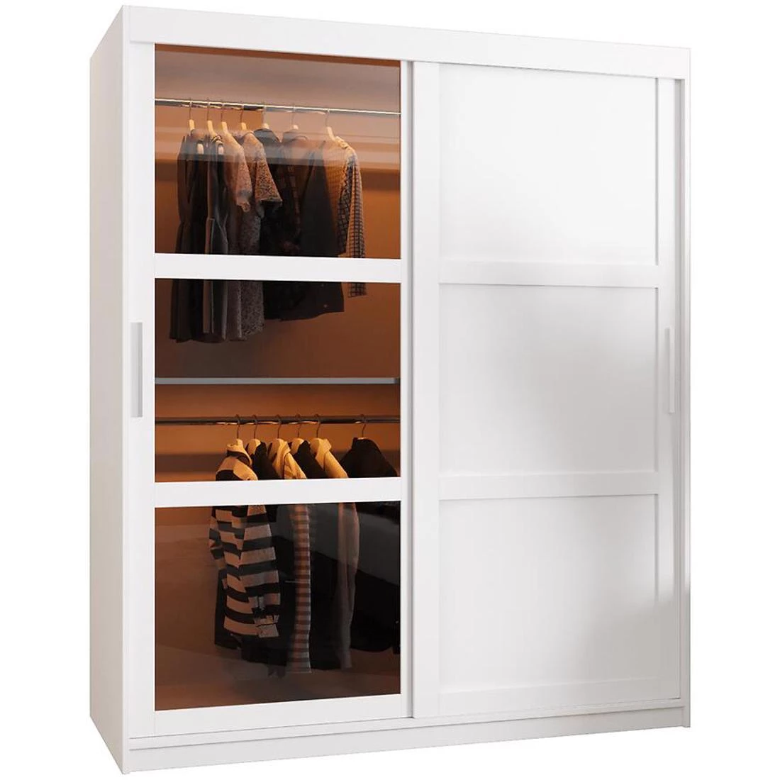 Dome III ormar 150x62x200 cm bela