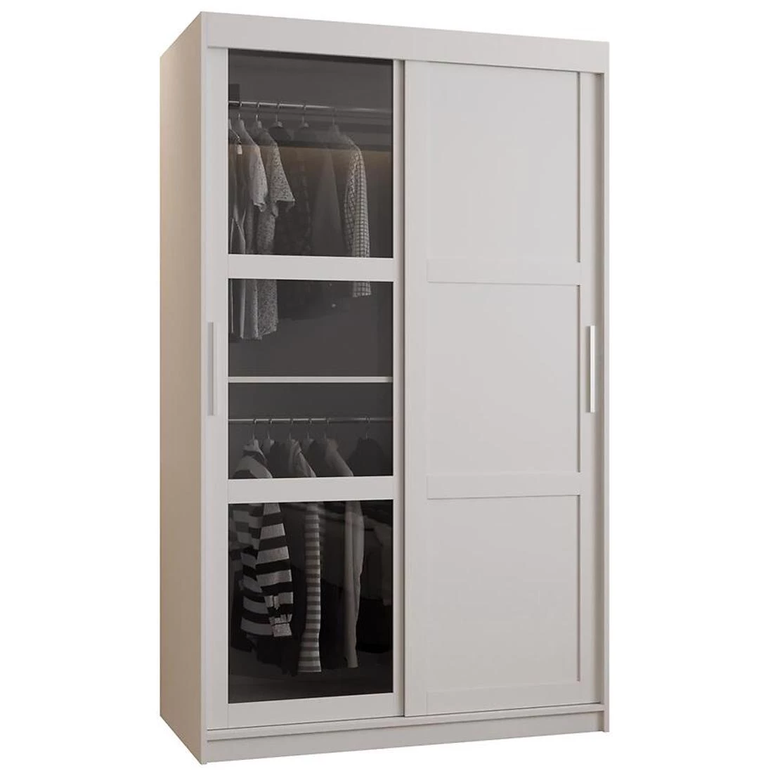 Dome III ormar 120x62x200 cm bela