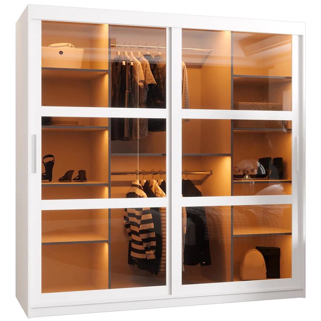 Dome ormar 180x62x200 cm bela