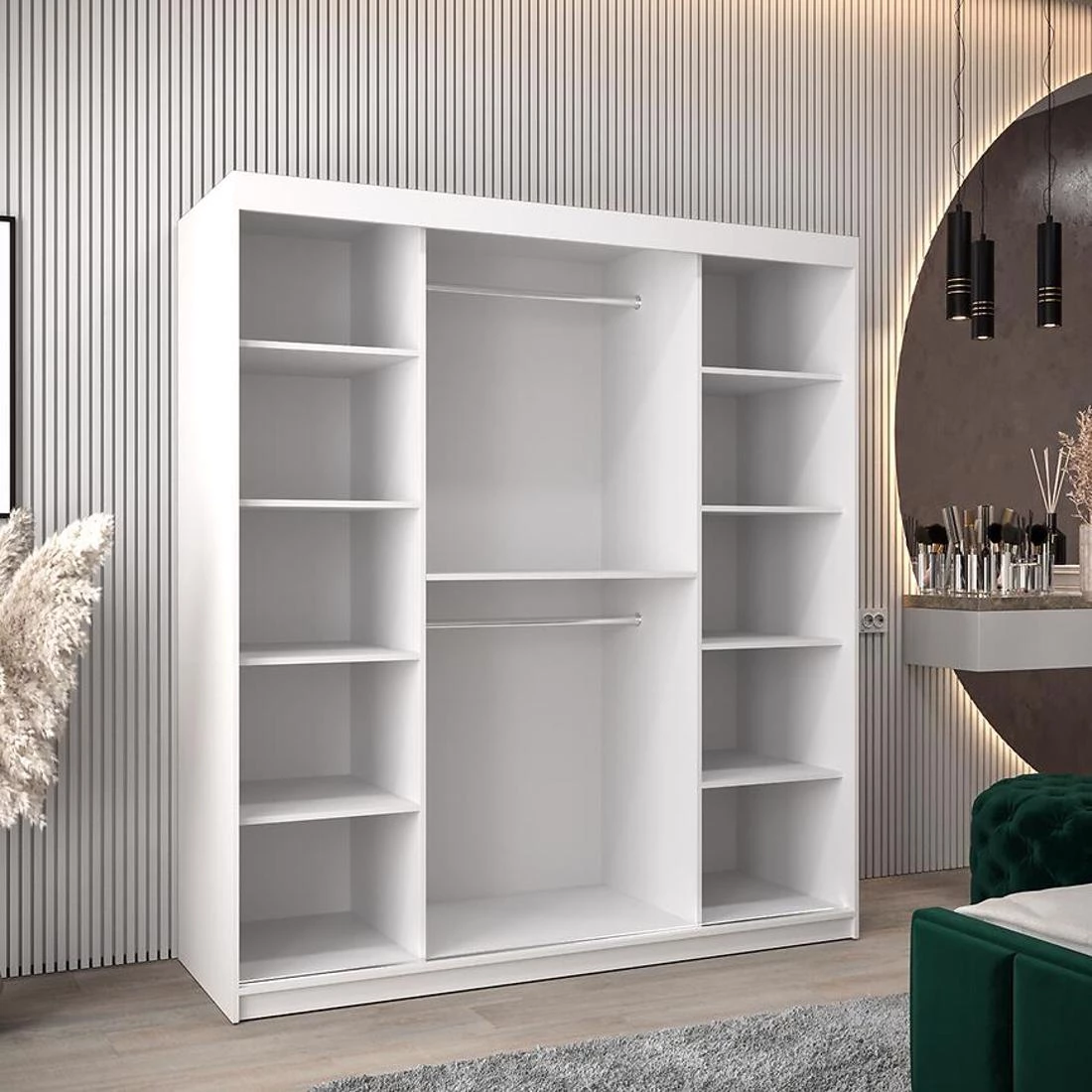 Dome ormar 180x62x200 cm bela