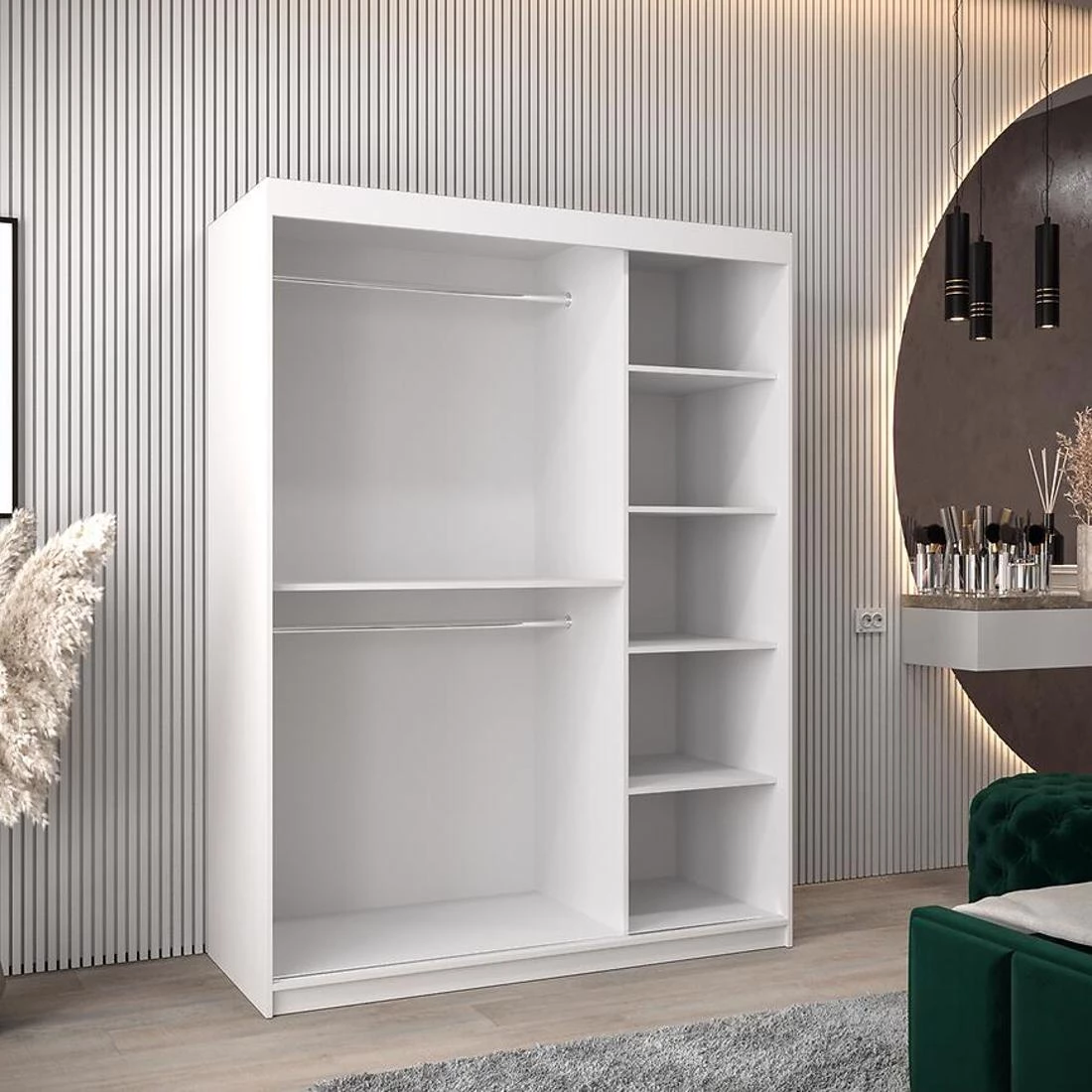 Dome ormar 150x62x200 cm bela