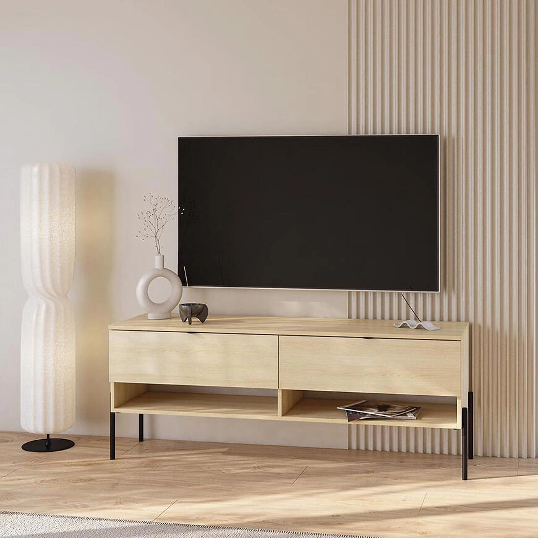 Ore TV komode 140x41,5x55 hrast