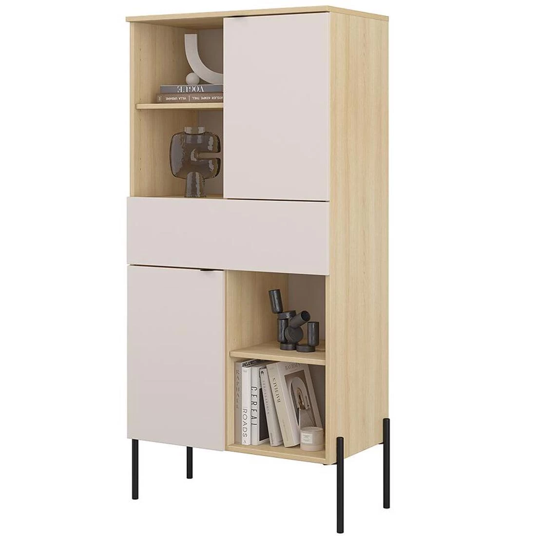 Ore komoda 70x41,5x150 hrast/kašmir