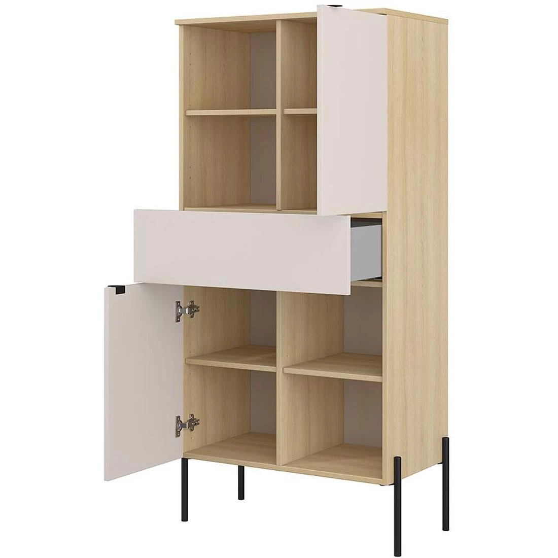 Ore komoda 70x41,5x150 hrast/kašmir