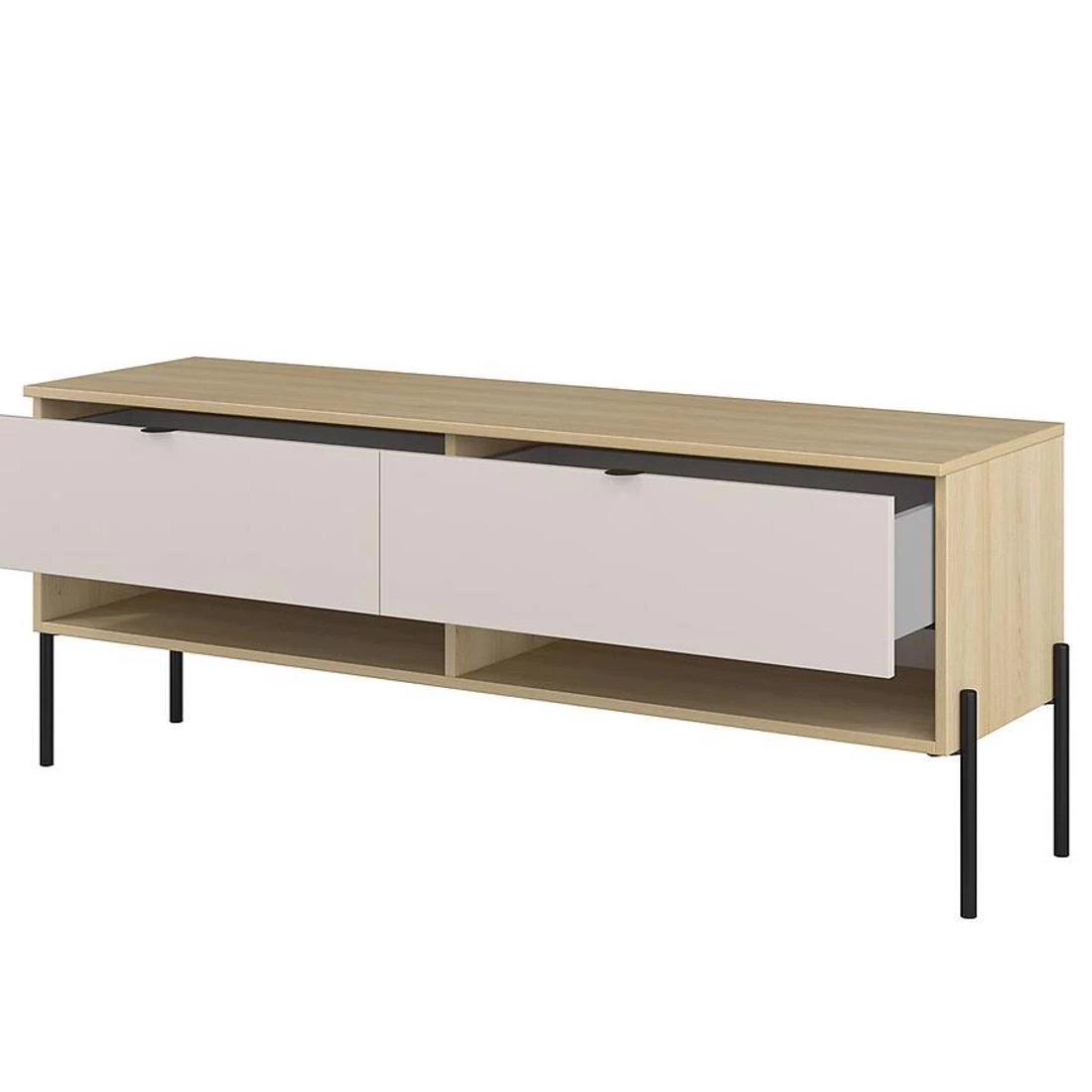 Ore TV komode 140x41,5x55 kašmir/hrast
