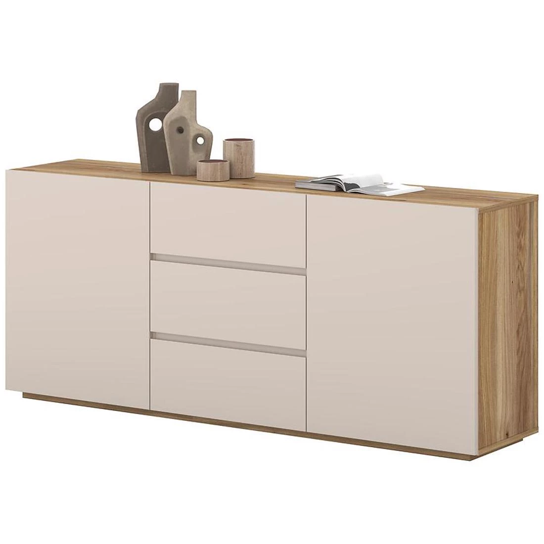 Criss komoda 149,8x34x64 hrast/kašmir