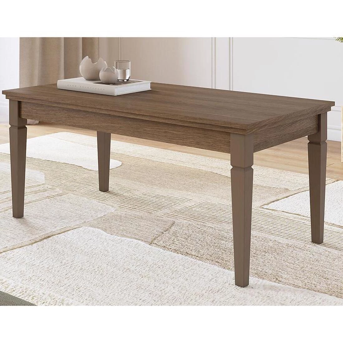 Evora stolic 50x60x110 bež/hrast