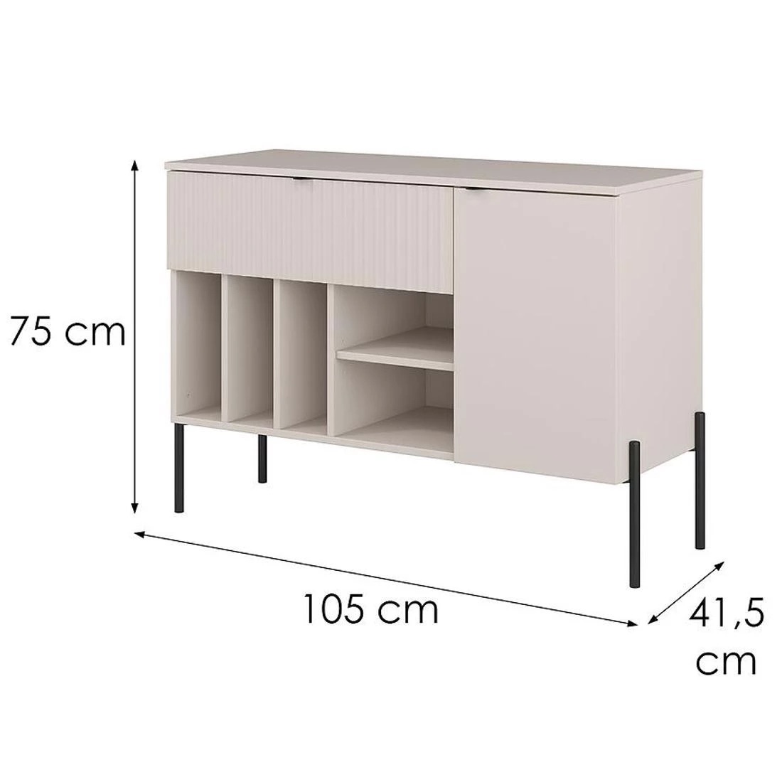 Ore komoda 105x41,5x75 kašmir