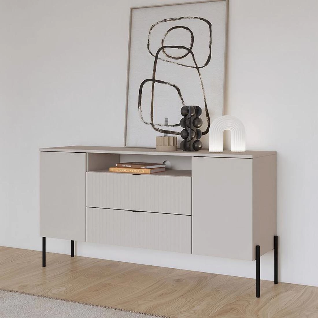 Ore komoda 140x41,5x75 kašmir