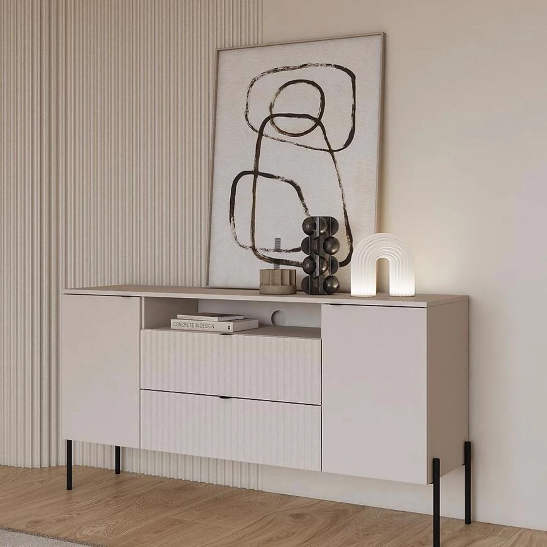 Ore komoda 140x41,5x75 kašmir