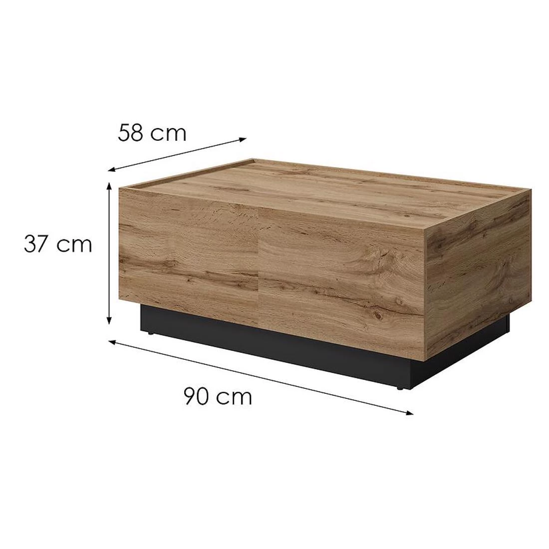 Eko stocici 90x58x37 hrast