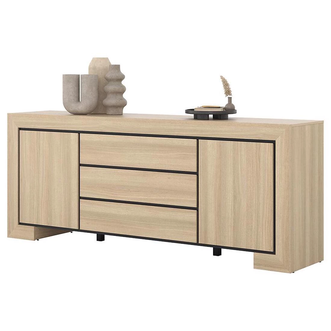 Cuba komoda 225x48x90 hrast
