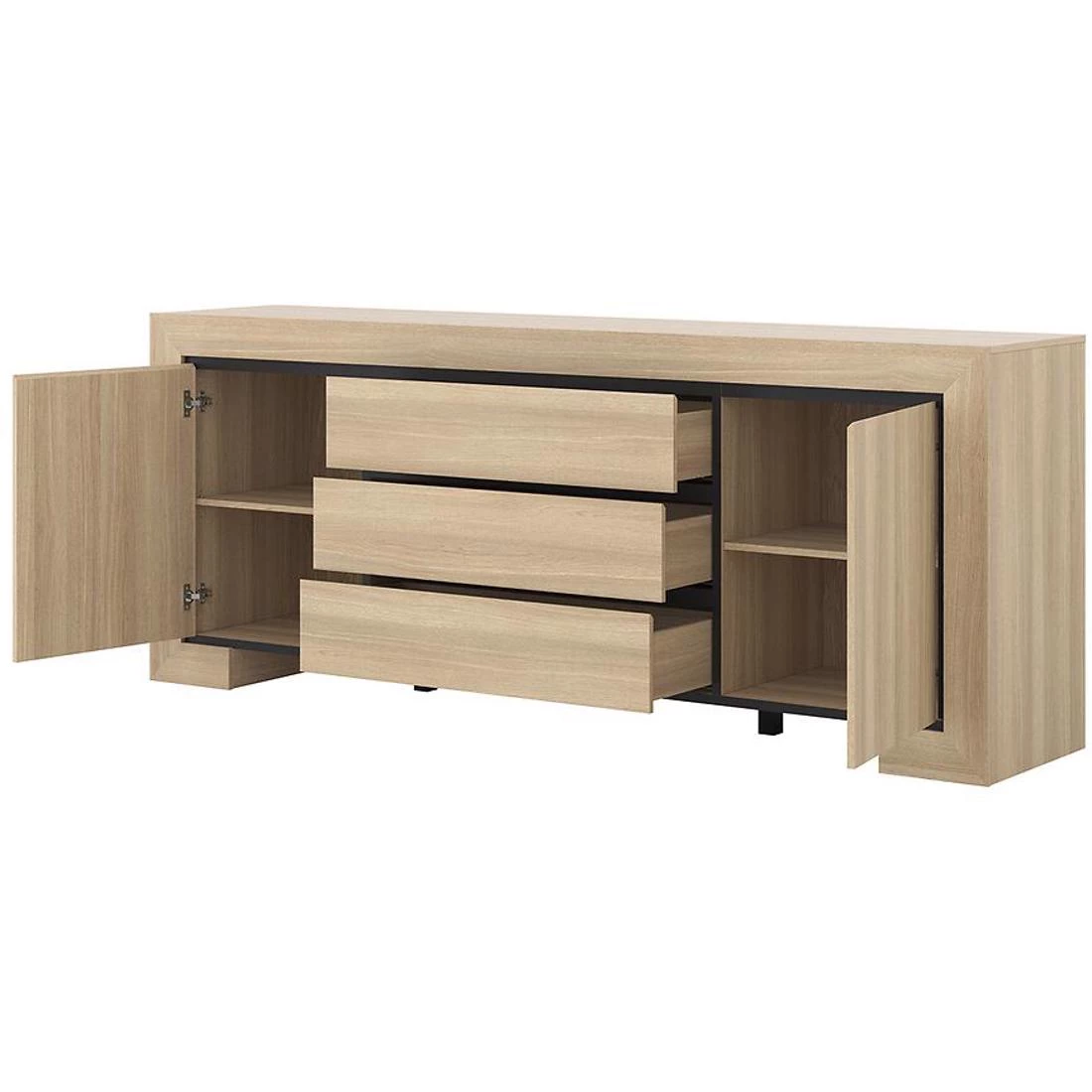 Cuba komoda 225x48x90 hrast
