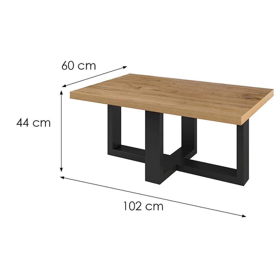 Eko stocic 102x60x44 hrast