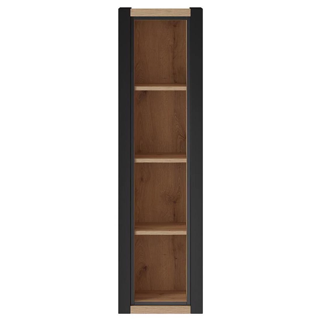 Aktiv zidna polica 35x35x128 hrast/crna