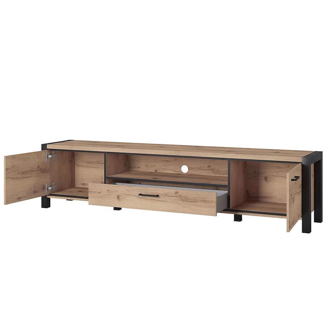 Aktiv TV komode 210x41x50 hrast