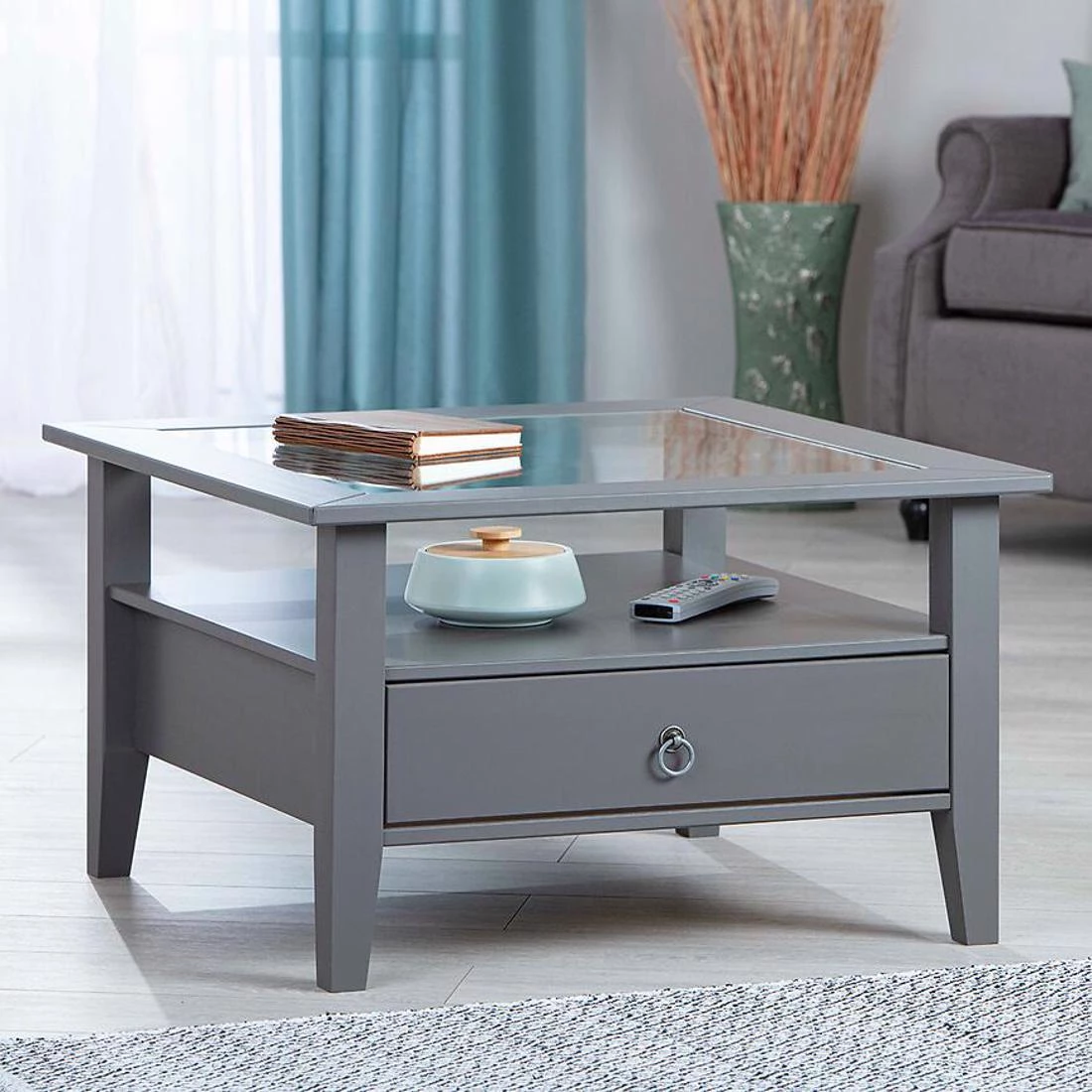 Provence stocic 75x75x45 sivi