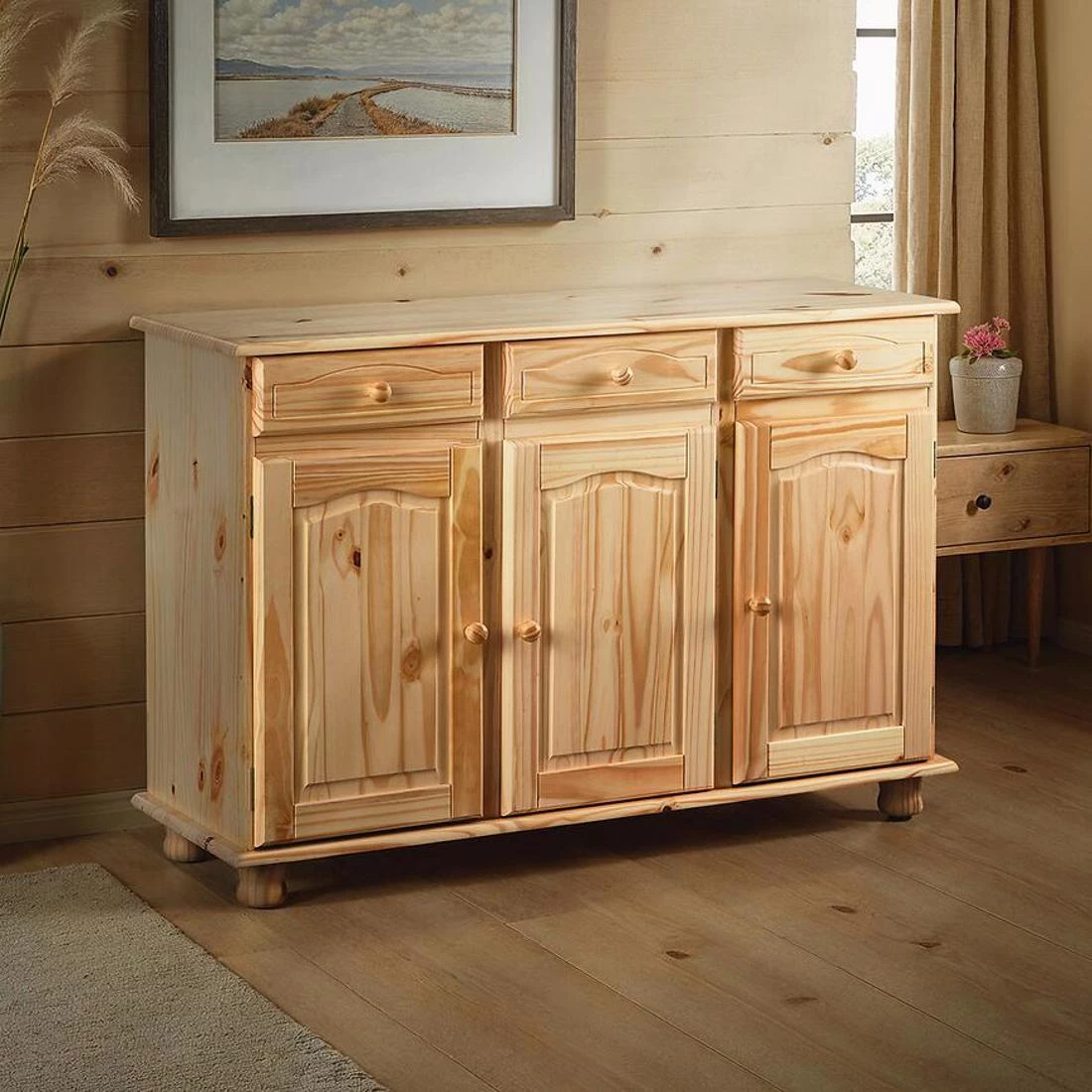 Abaco komoda 130x43x87 natur