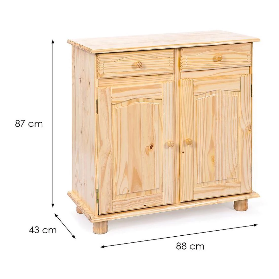 Pamina komoda 88x43x87 natur