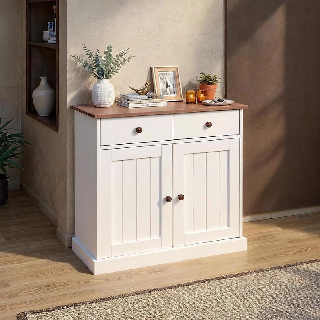 Westerland komoda 90x45x86 bela