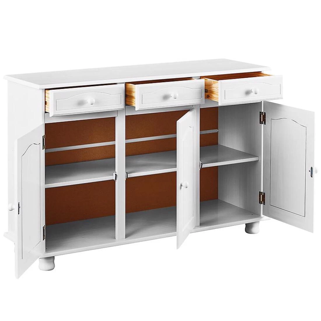 Livio komoda 130x43x87 bela
