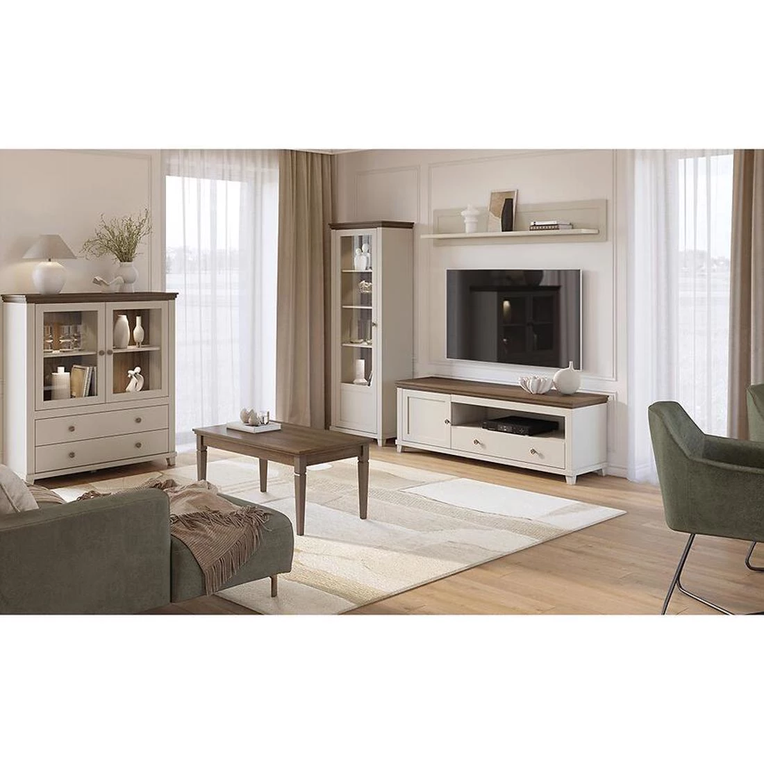Evora TV komode 181x49x61 bež