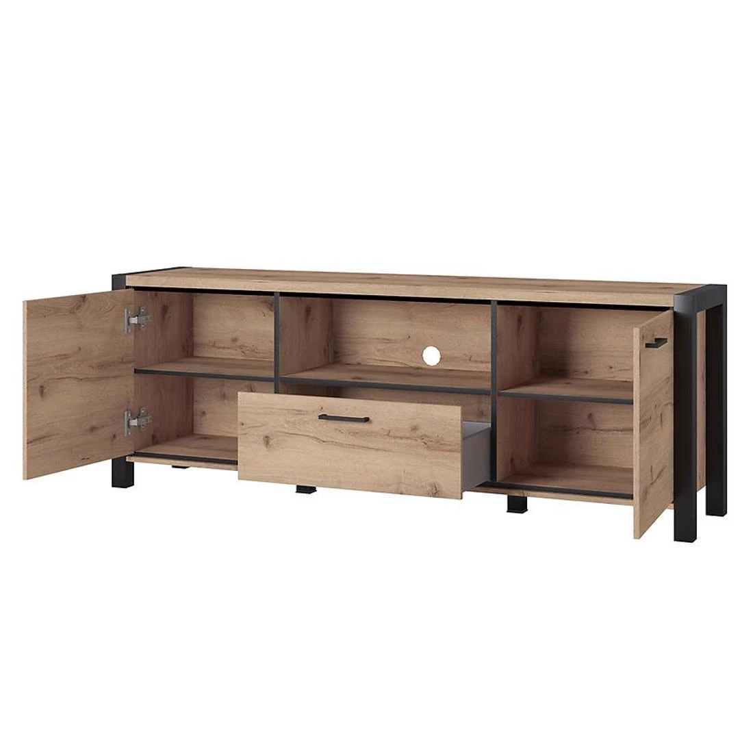Aktiv TV komode 180x41x65 hrast
