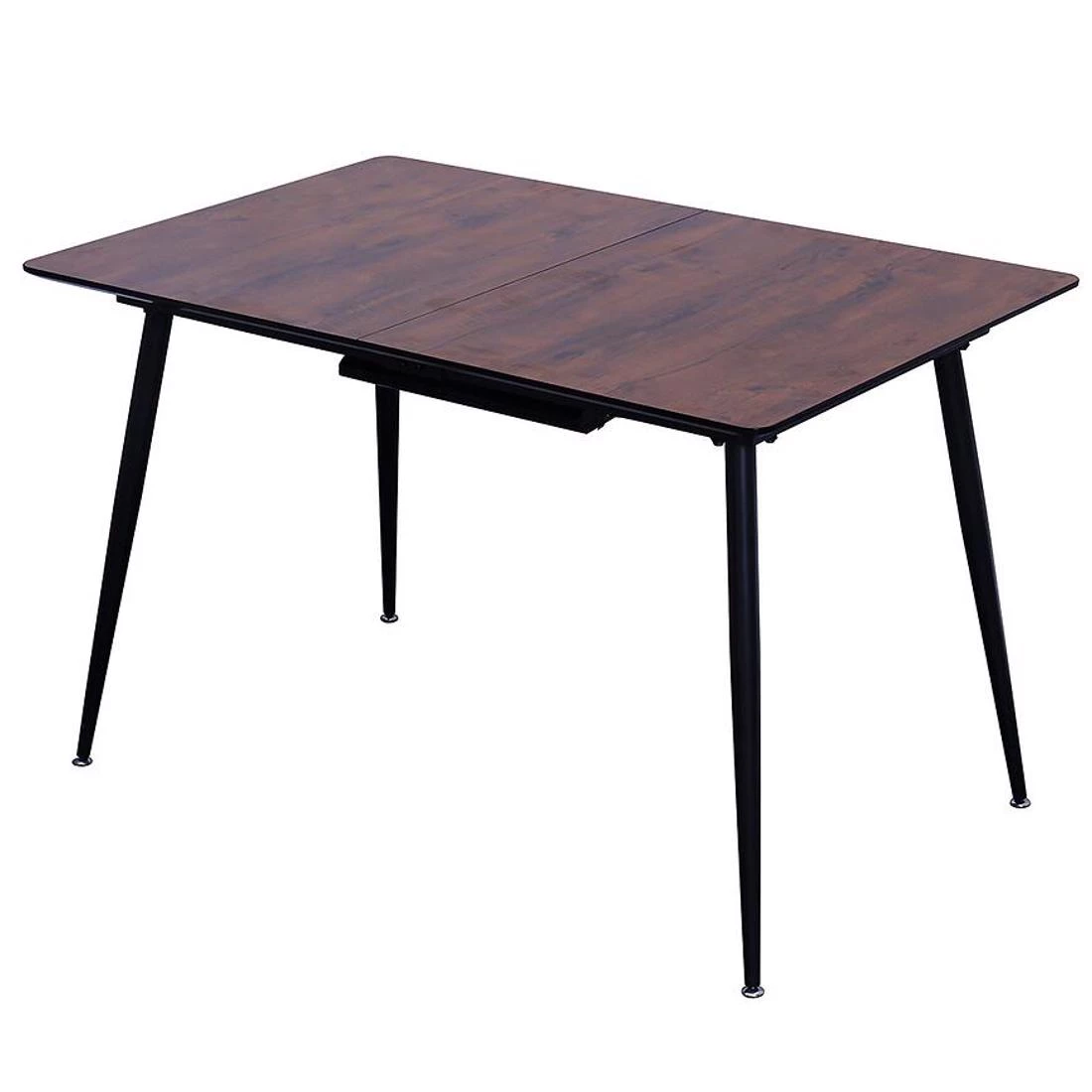 Remy stol 120/160x80x76 cm tamnosmeda/crna