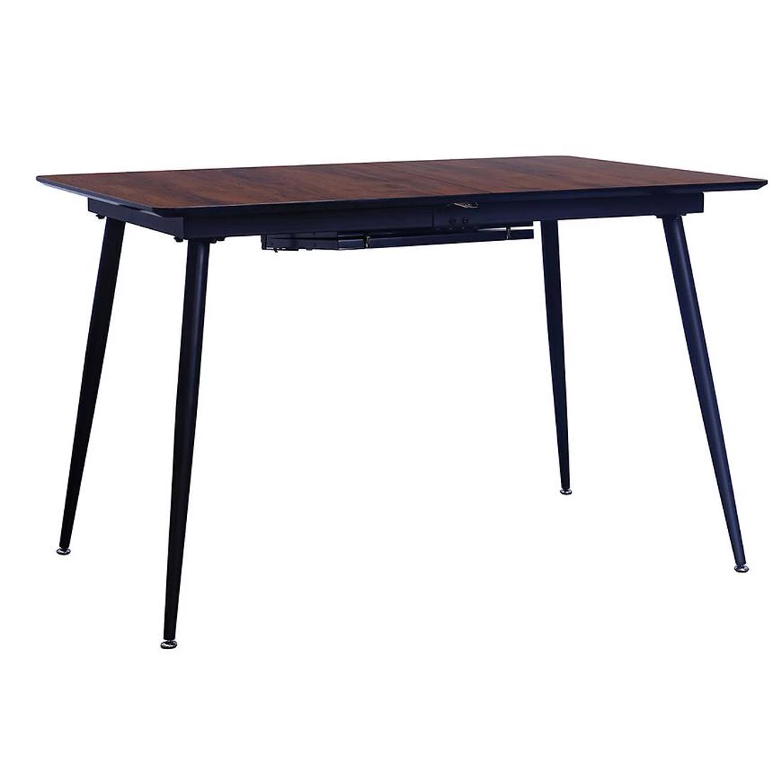 Remy stol 120/160x80x76 cm tamnosmeda/crna