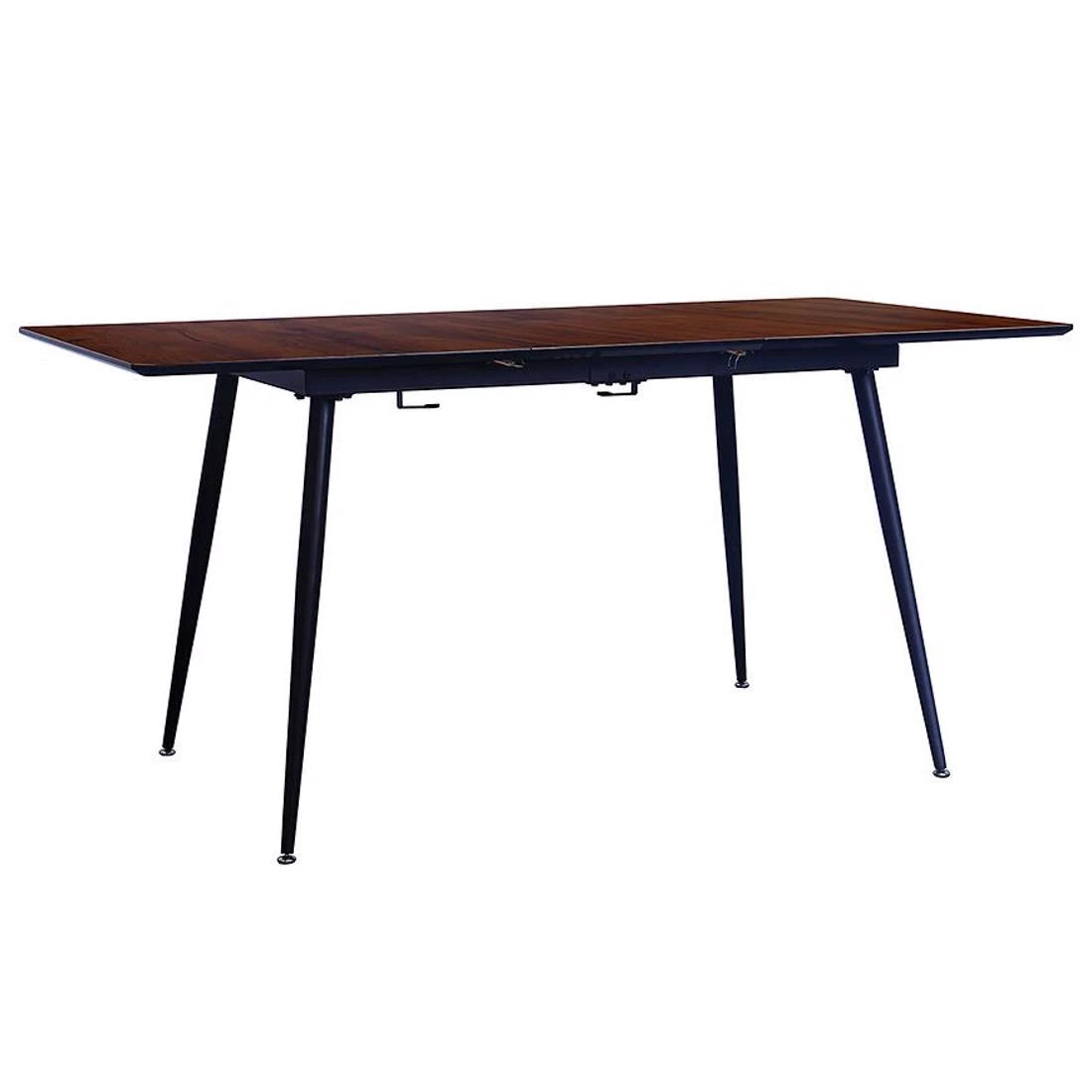 Remy stol 120/160x80x76 cm tamnosmeda/crna