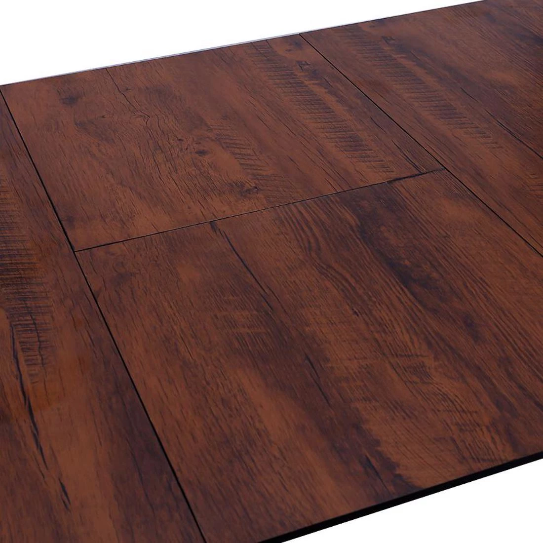 Remy stol 120/160x80x76 cm tamnosmeda/crna
