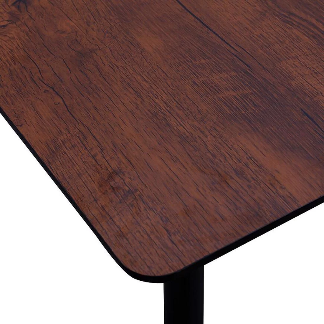 Remy stol 120/160x80x76 cm tamnosmeda/crna