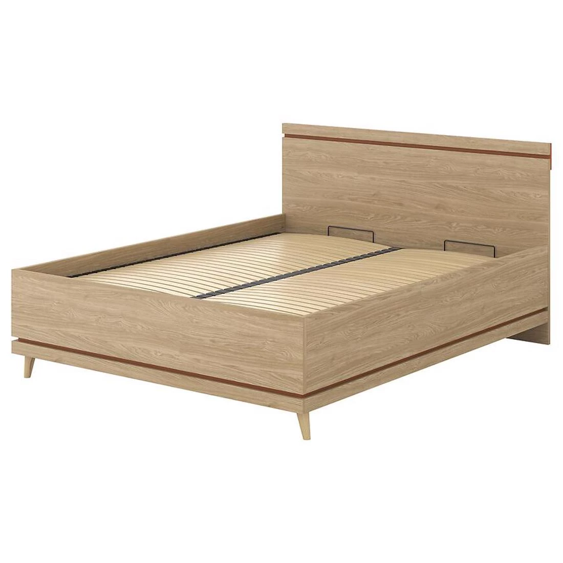 Scandi 51 krevet sa prostorom za odlaganje 165x207x100cm hrast