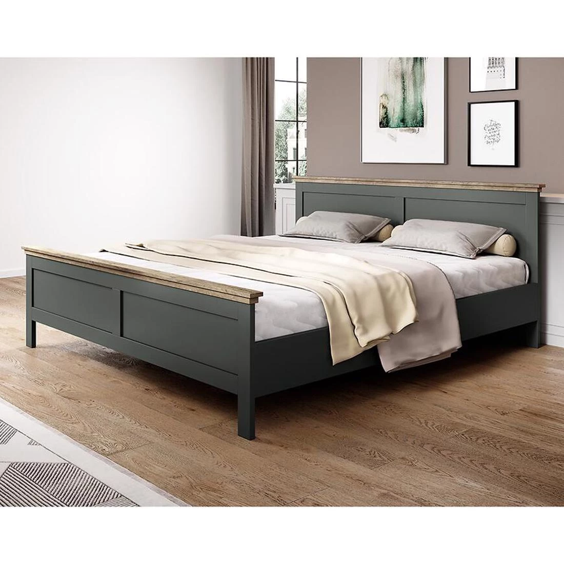 Evora S 32 krevet 191x211x89 cm zelena