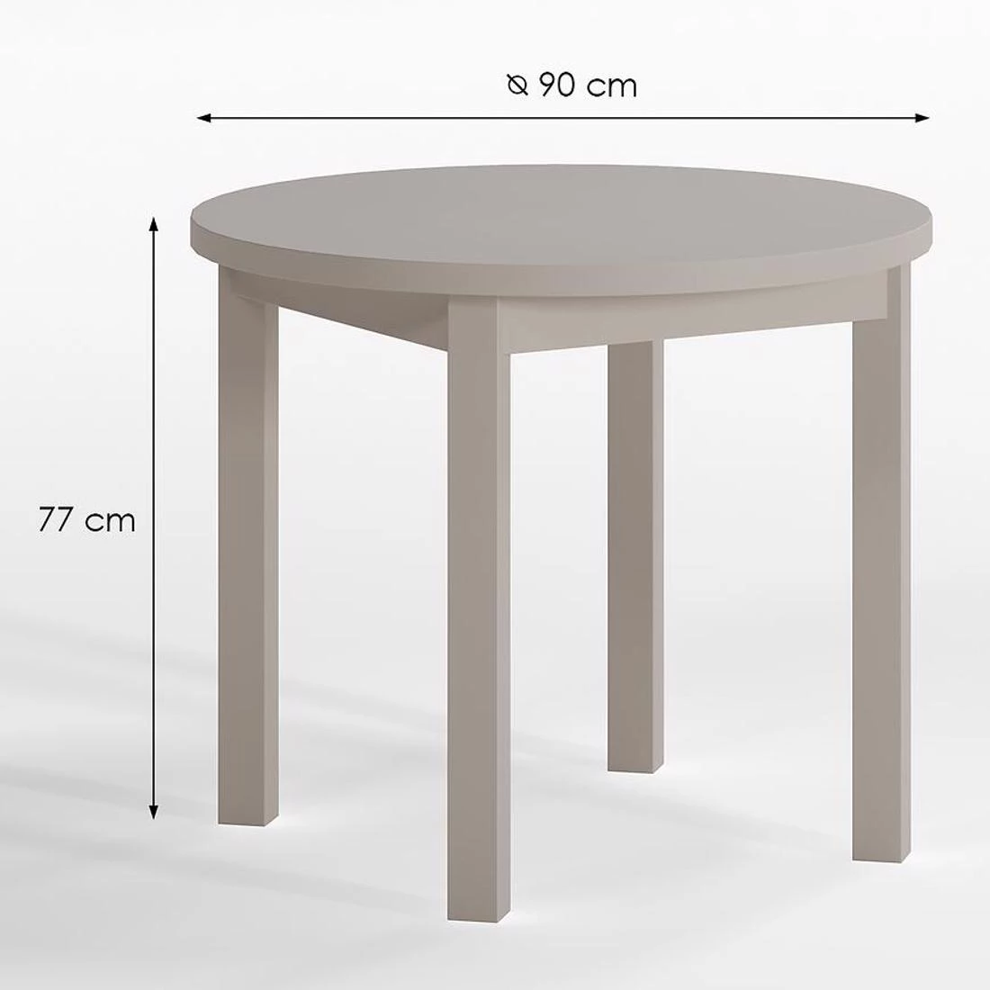 Perla stol 90X90X76 cm kašmir