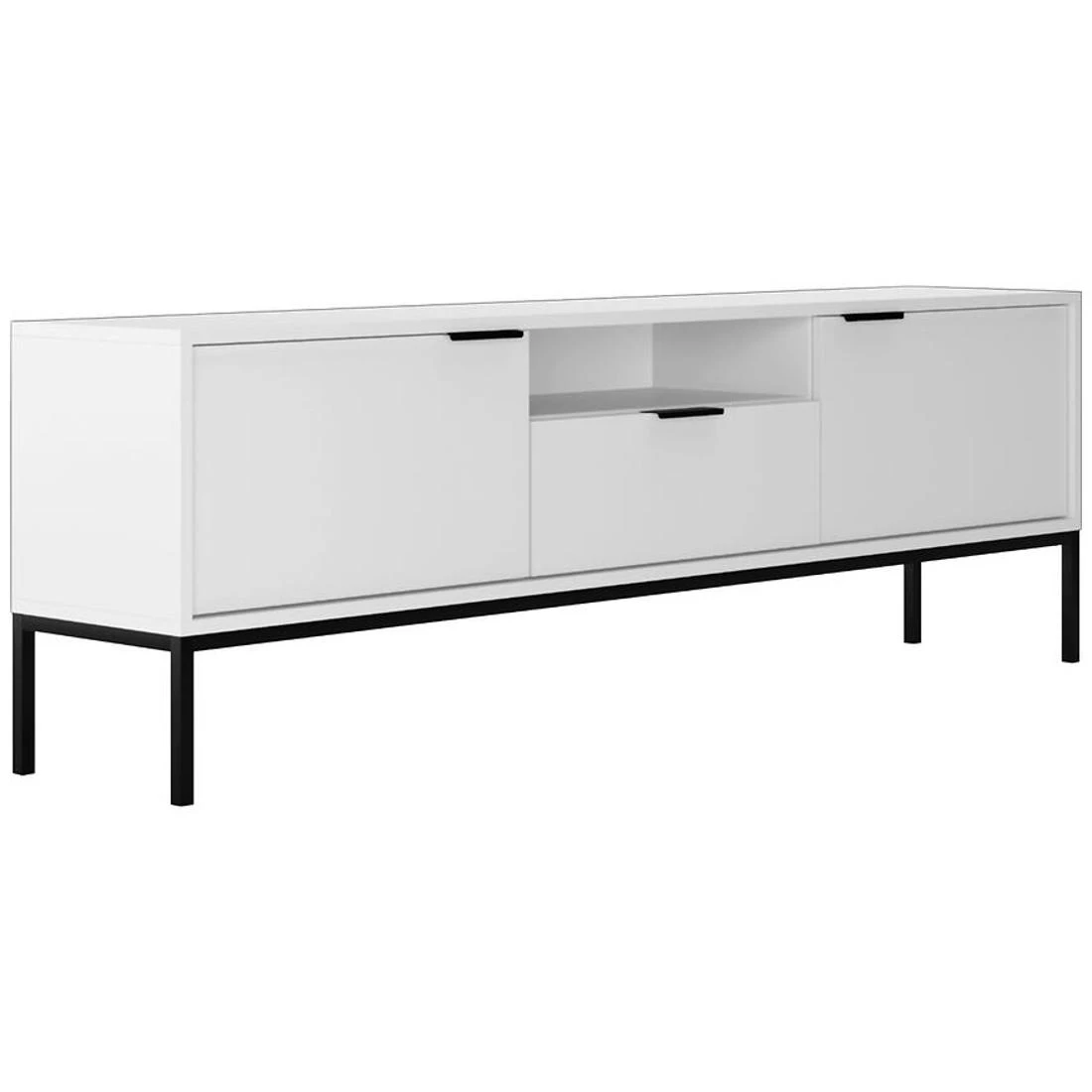 Austin TV ormaric 175x33x56,4 cm bela/crna