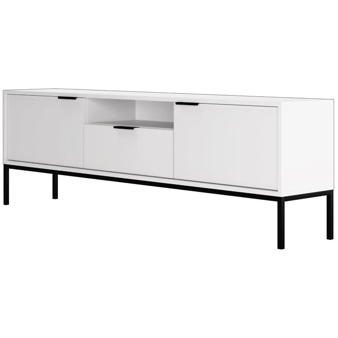 Austin TV ormaric 175x33x56,4 cm bela/crna