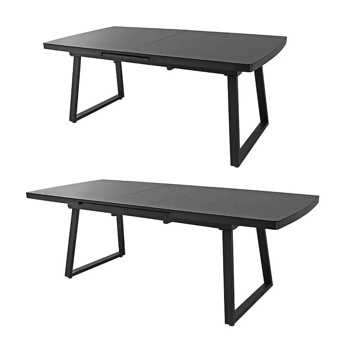 Luton stol 180x220x95x75,5 cm crni