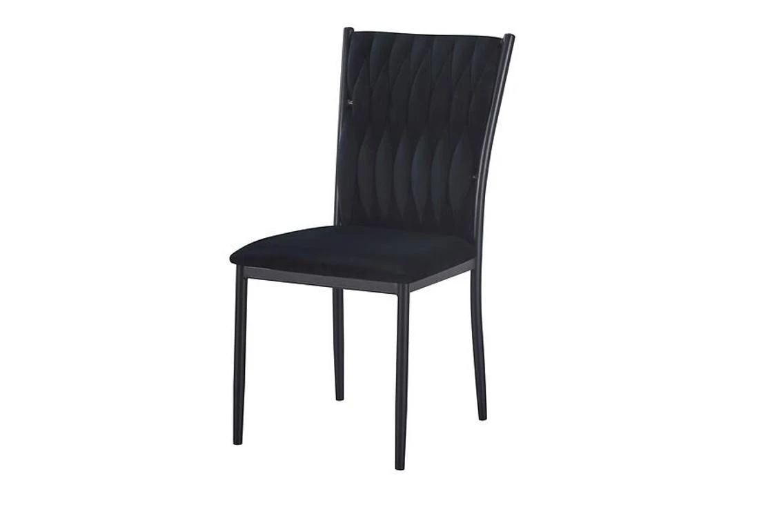 Glamour stolica 48x58x49/95 cm crna